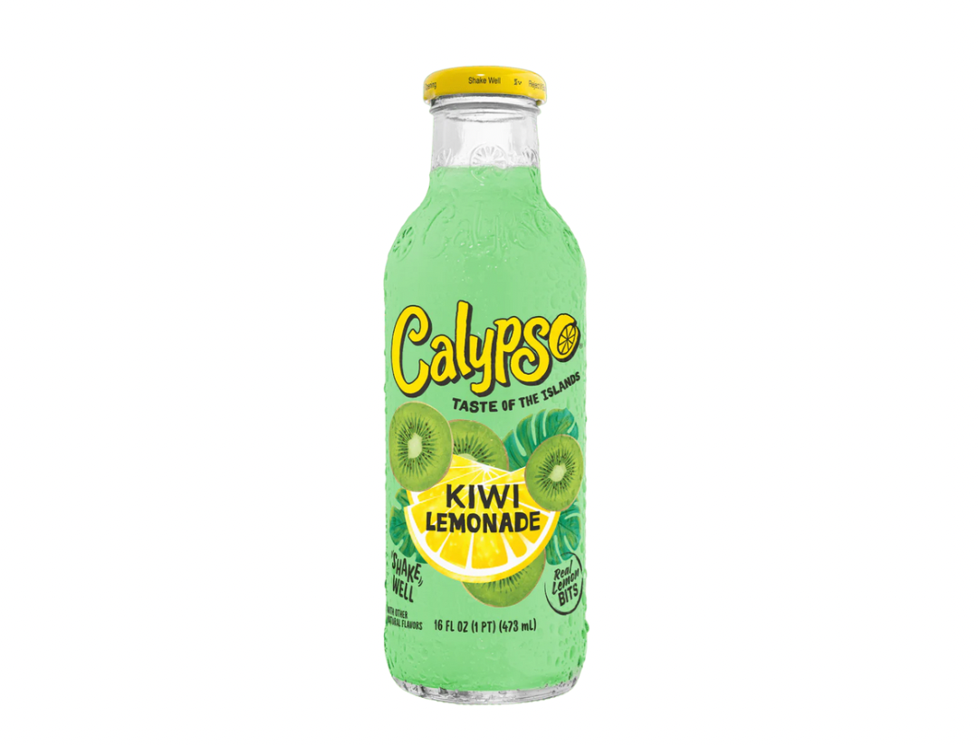 Calypso Kiwi Lemonade 473ml Glas