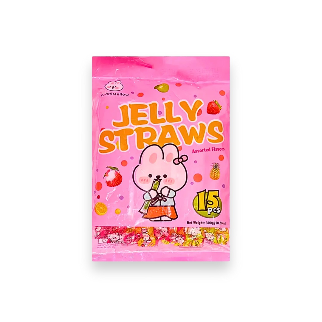 Sweet Mellow Jelly Straws 300g (15stk)