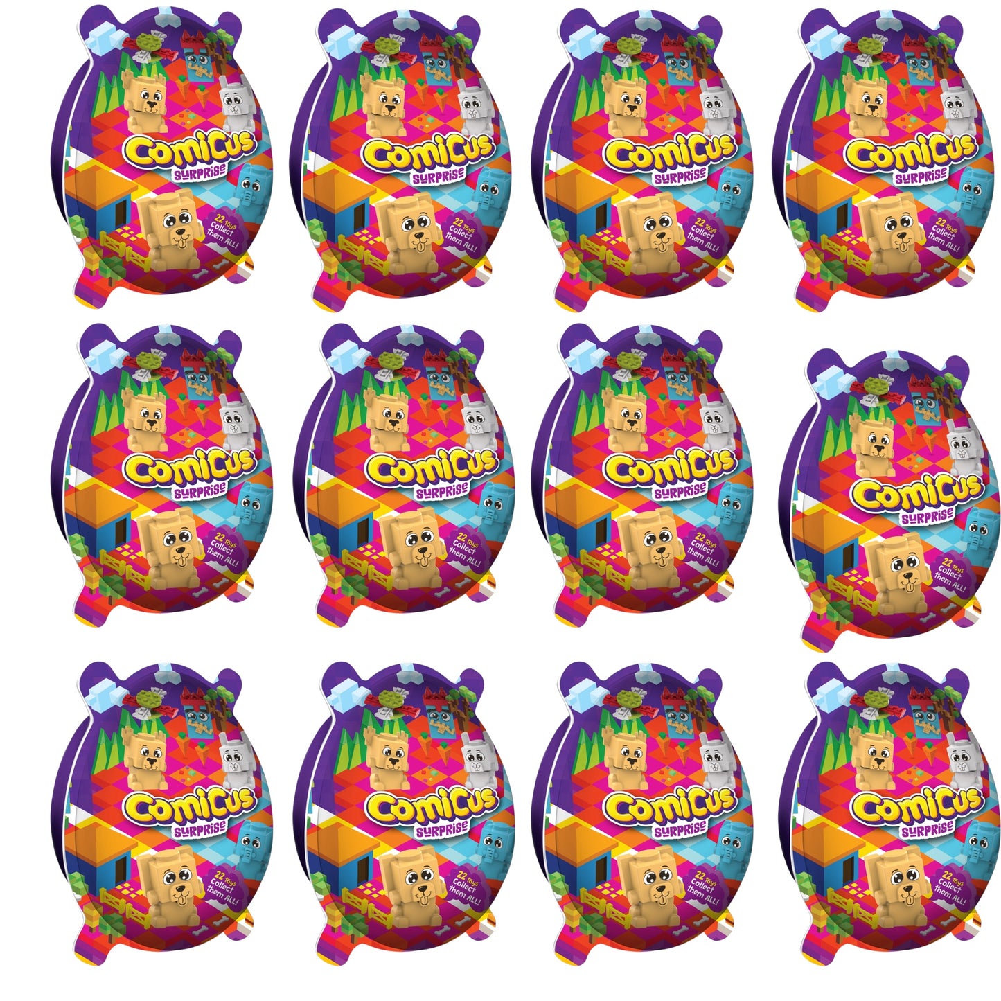 12x Comicus Surprise Ü- Ei 384g