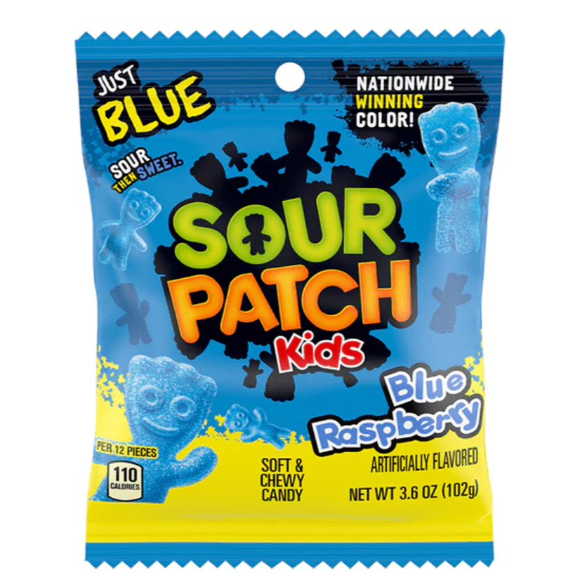 SOUR PATCH KIDS BLUE RASPBERRY 102g