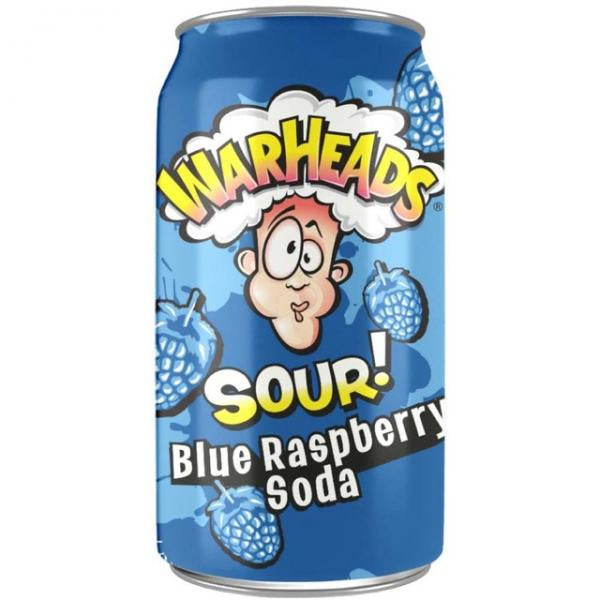 WarHeads Blue Raspberry Soda 330ml USA