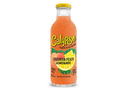Calypso Southern Peach Lemonade 473ml Glas