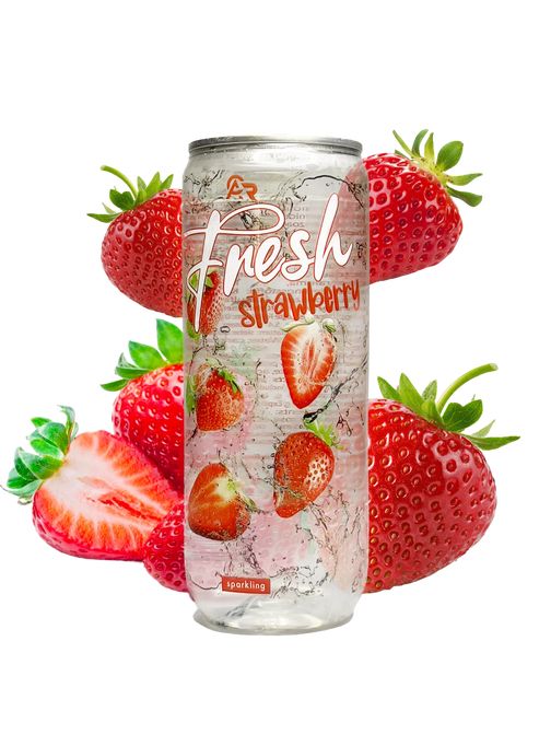 Fresh Drink Strawberry Sparkling 330ml