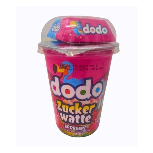 Dodo Zuckerwatte Erdbeere + Spielzeug