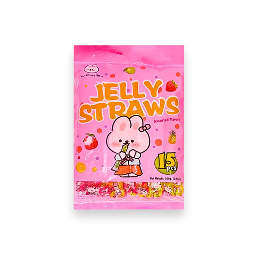 Sweet Mellow Jelly Straws 300g (15stk)