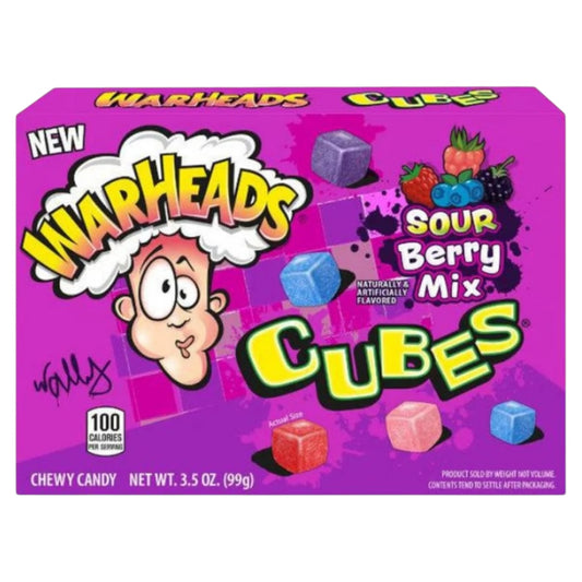 Warheads Sour Berry mix Cubes 
99g