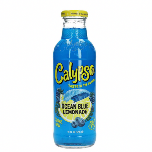 Calypso Ozean Blue Lemonade 473ml Glas