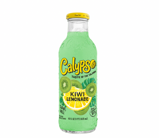 Calypso Kiwi Lemonade 473ml Glas
