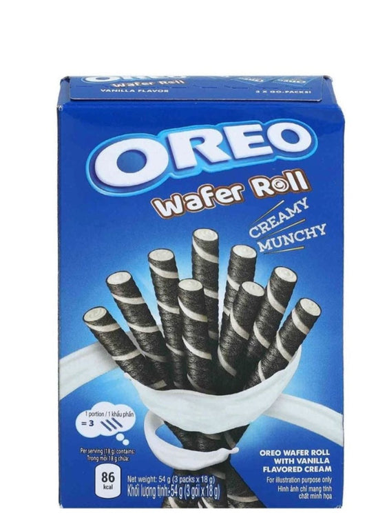 Oreo Wafer Roll Vanille 54g
