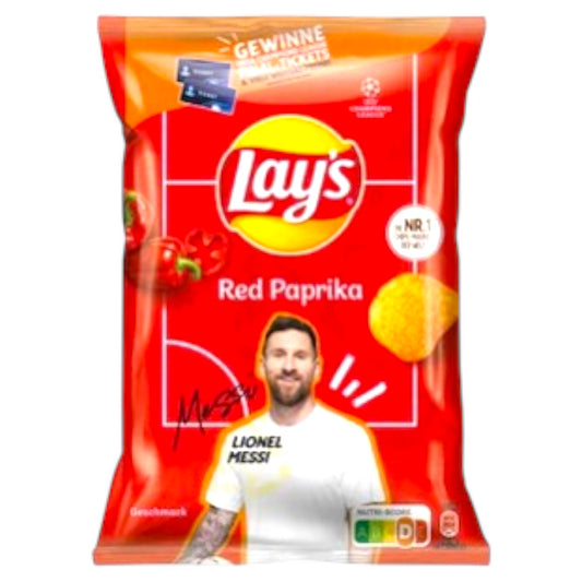 Lay’s Red Paprika – Paprika-Chips mit Lionel Messi Edition 150g
