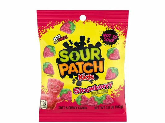 SOUR PATCH KIDS STRAWBERRY 102G