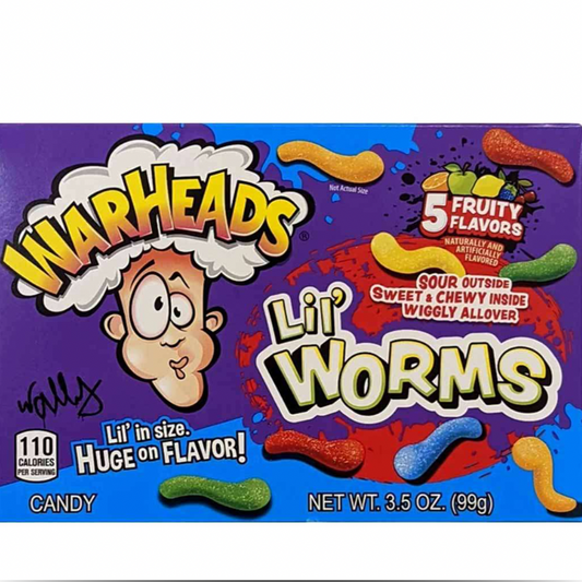 WARHEADS LIL' SOUR WORMS 99g