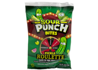 Sour Punch Bites Pickle Roulette
140g