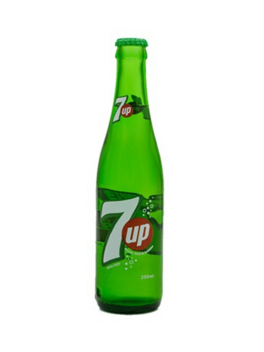 7up Zitrone-Limette Retro Glas 250ml